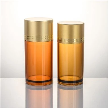 Πλαστικό μπουκάλι PET Tablet υψηλής ποιότητας Amber Capsule