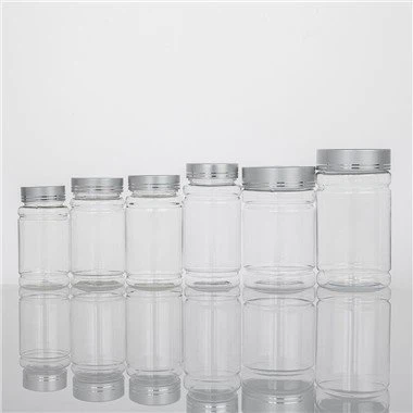 Πλαστικό μπουκάλι PET σε σχήμα μπαμπού για ταμπλέτες κάψουλες